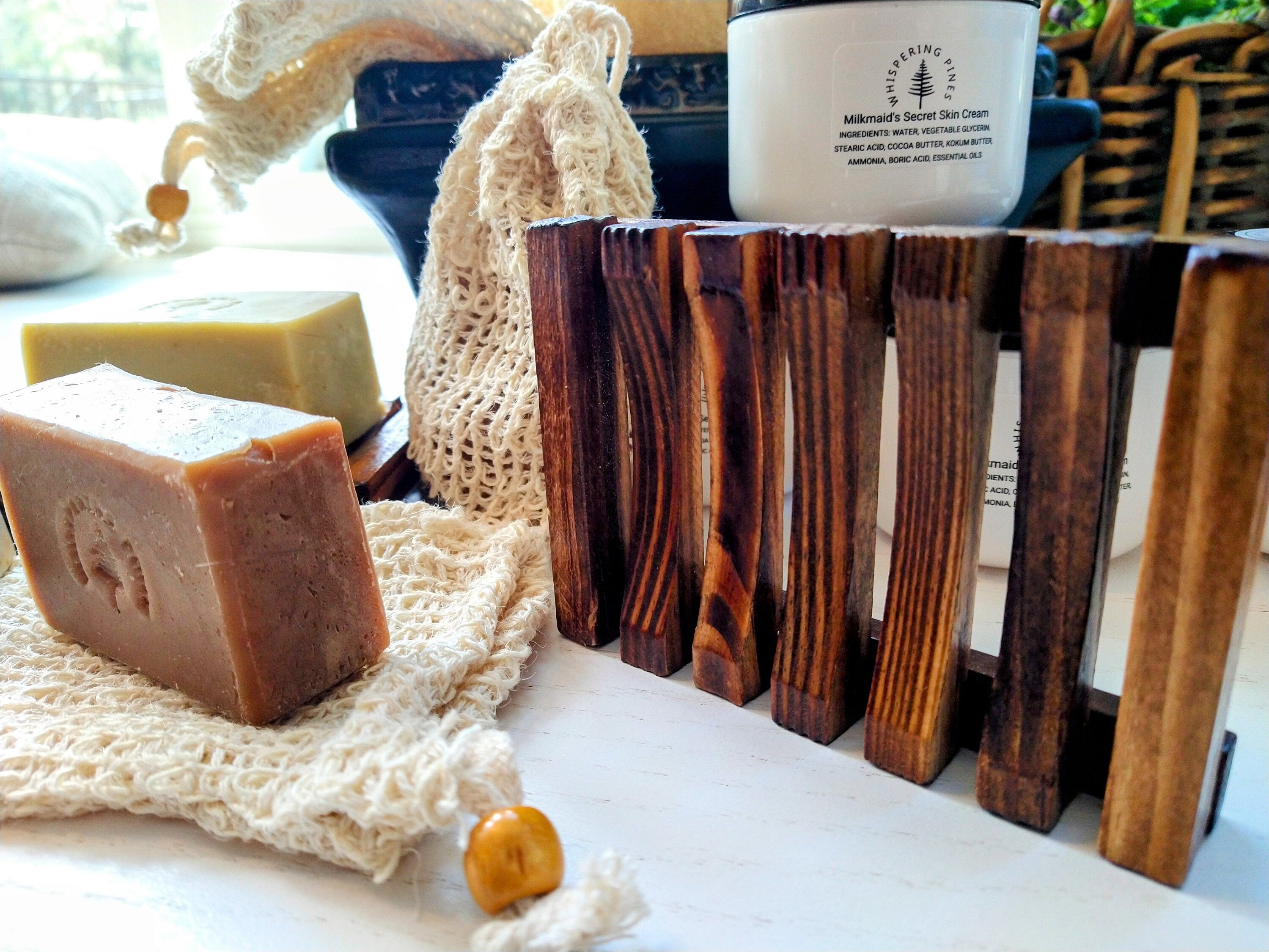 Textured Soap Bag